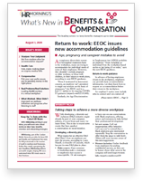 What's New in Benefits & Compensation Newsletter - Cover