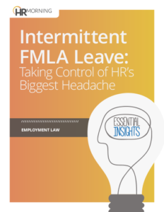 Intermittent FMLA leave: Taking Control Of HR's Biggest Headache