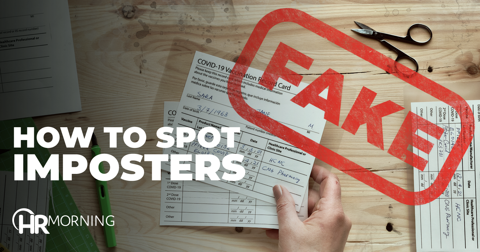 how to spot imposters