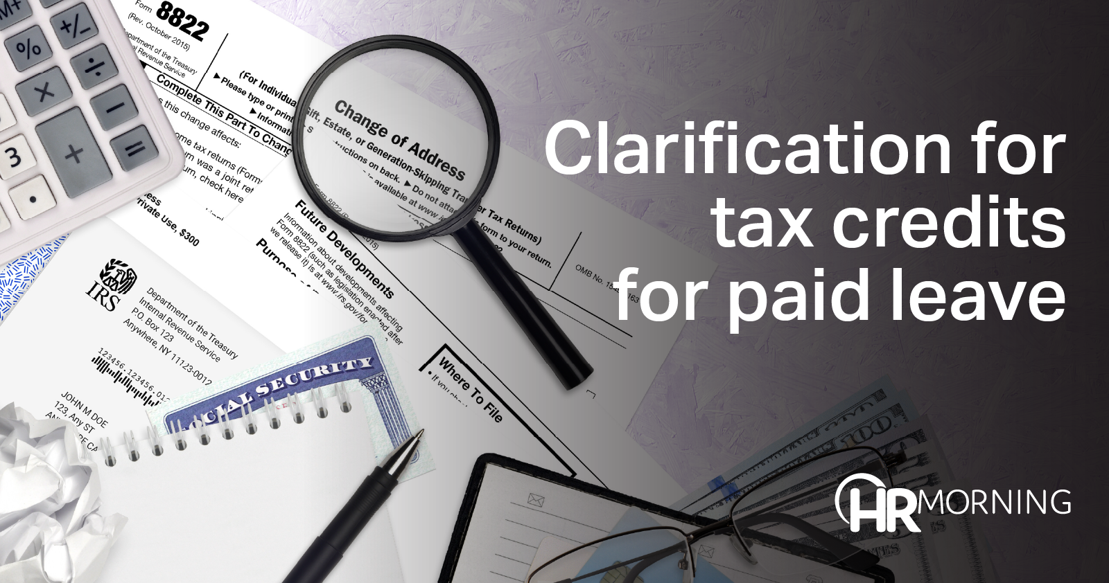 clarification for tax credits for paid leave