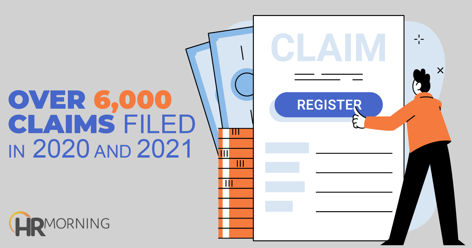 over 6000 claims filed in 2020 and 2021