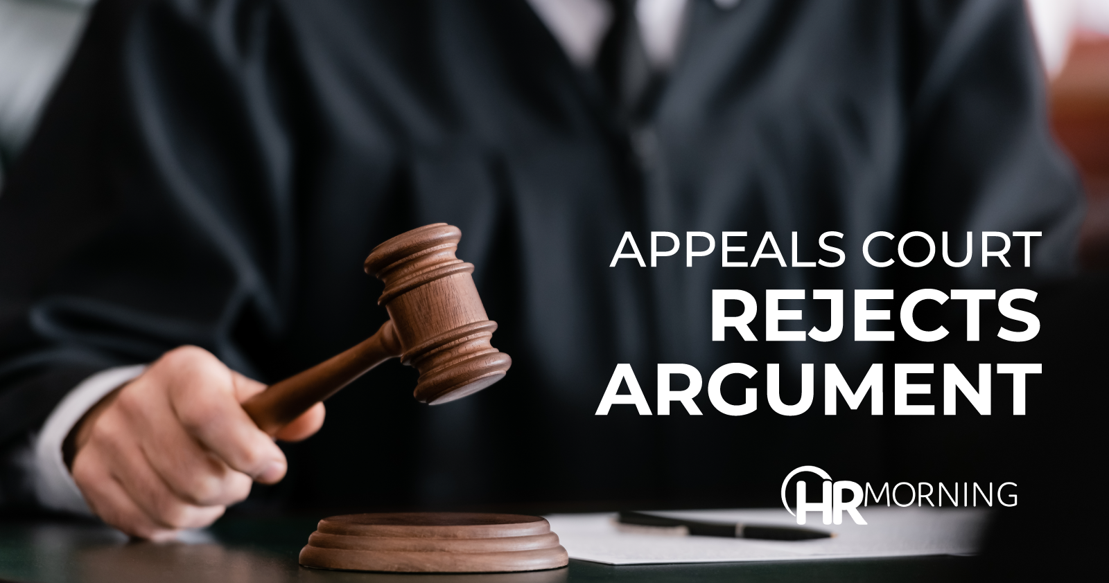 Appeals Court Rejects Argument