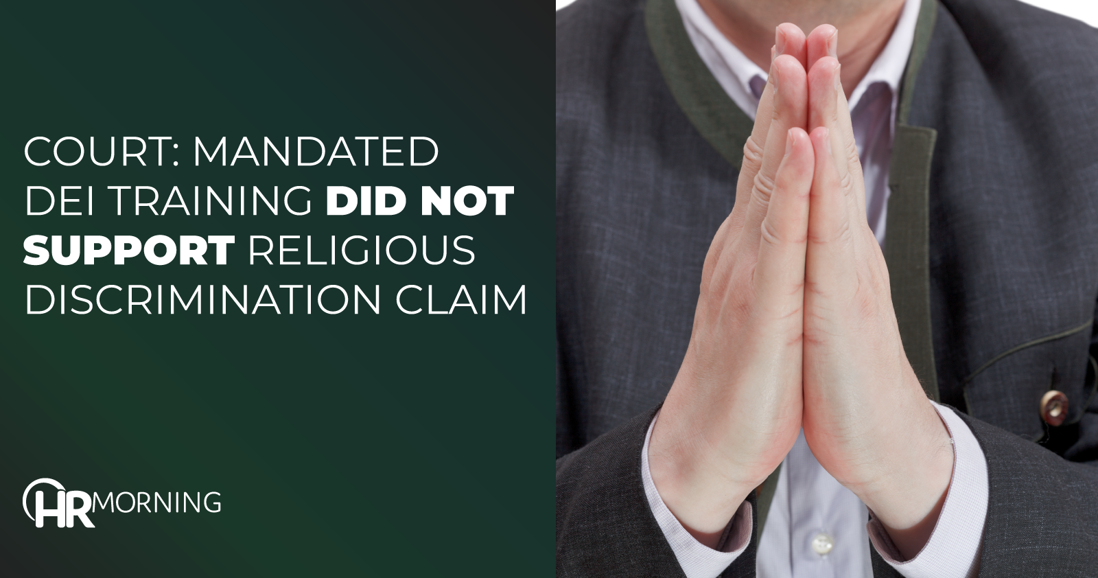 Court: Mandated DEI training did not support religious discrimination claim