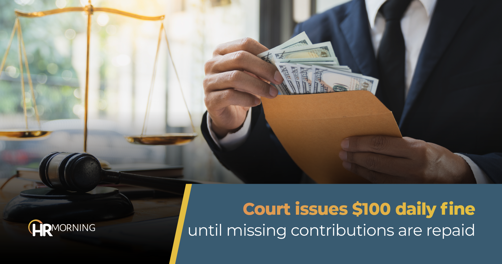 Court issues $100 daily fine until missing contributions are repaid