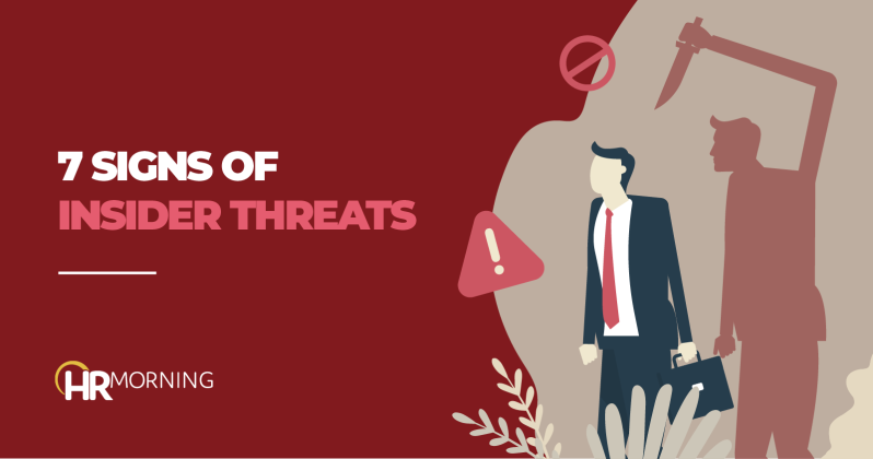 7 signs of insider threats