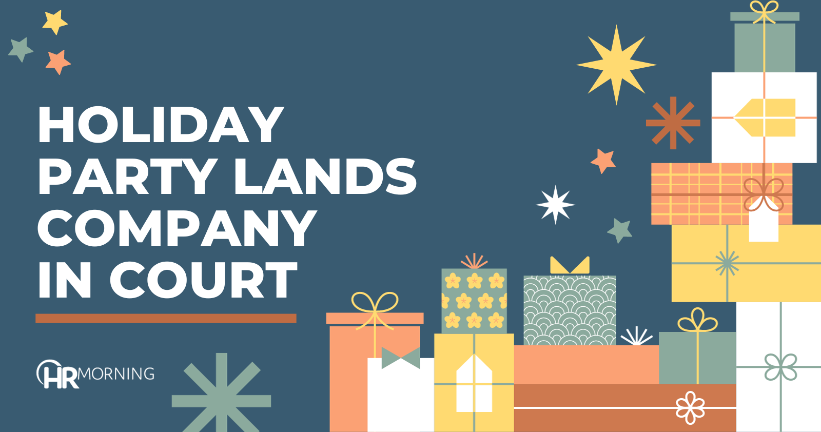 Holiday party lands company in court