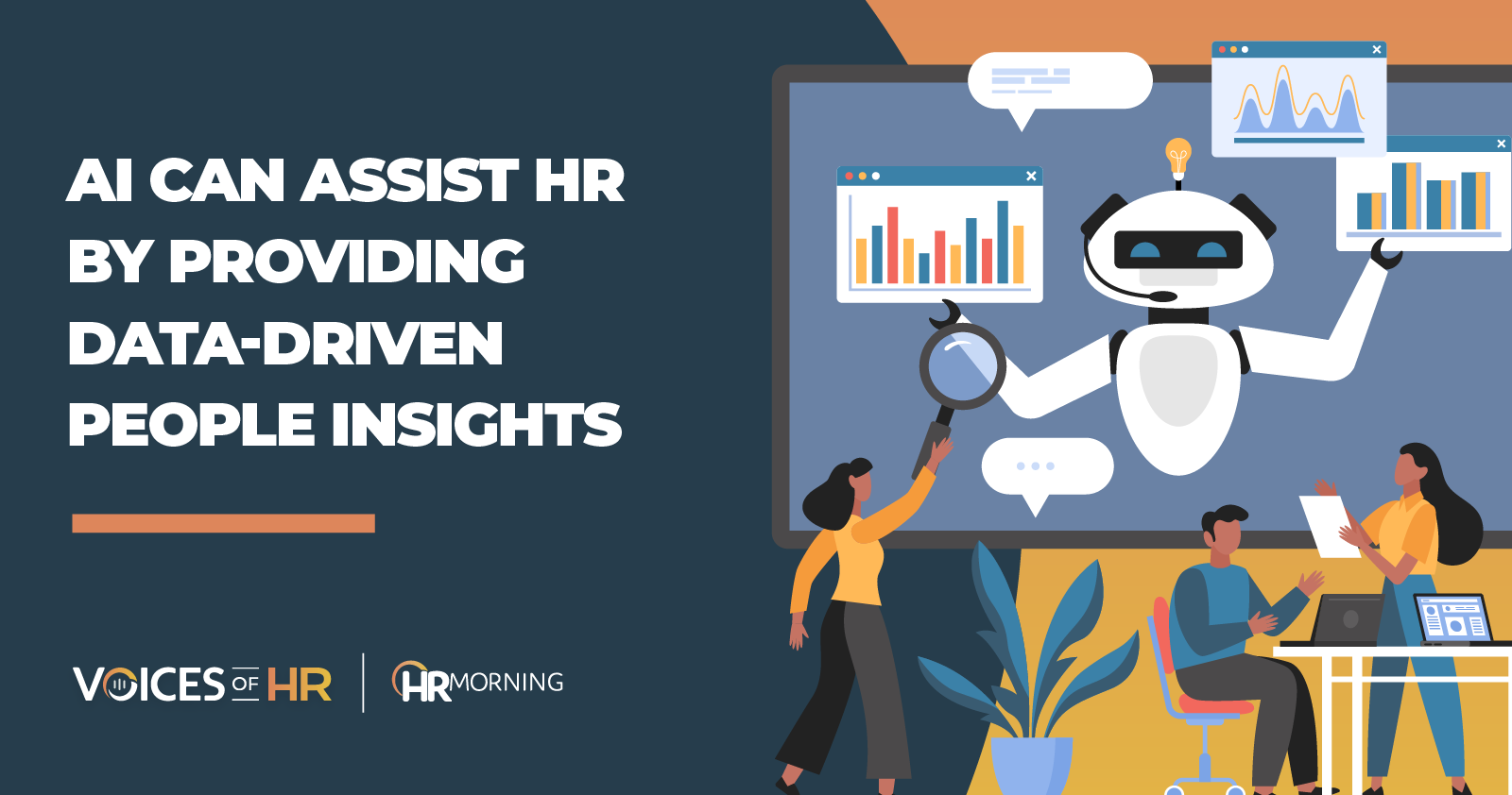 AI can assist HR by providing data-driven people insights