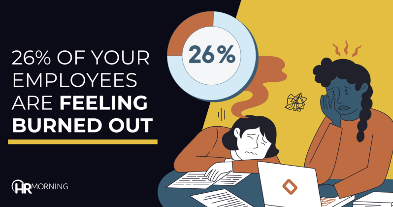 26% of your employees are feeling burned out