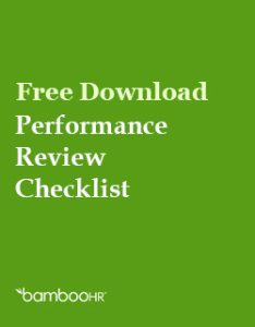 Performance Review Checklist