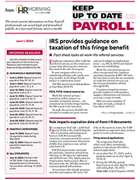Keep Up to Date with Payroll 692