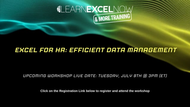 Excel for HR: Efficient Data Management