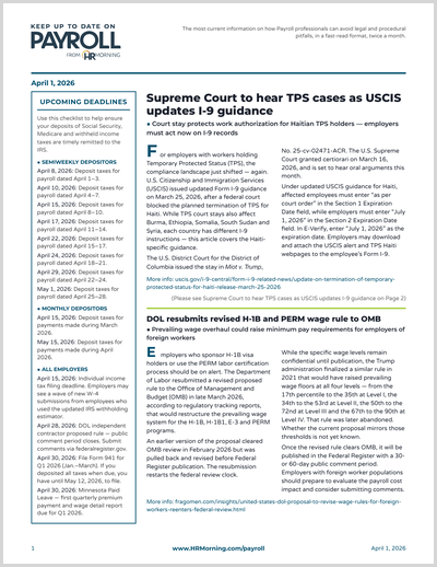 PAY Newsletter April 1st 2026 Thumbnail