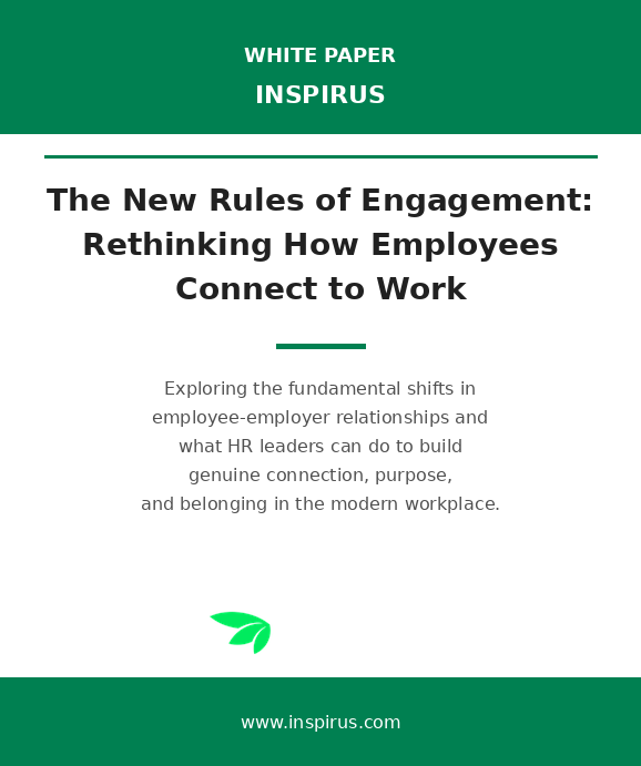 Inspirus - New Rules of Engagement for Employee Rewards and Recognition